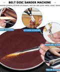 Belt disc sander machine grinding scissors for wood, metal, stone