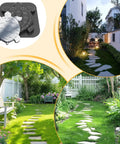 Turtle Shape Concrete Stepping Stone Molds For DIY Garden Paths And Patios Reusable Cement Molds in garden settings