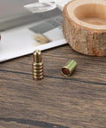 16 Pairs Carbon Steel Model Railway Alignment Dowels For 8 Millimeter Holes Baseboard Dowel Pins on wooden surface
