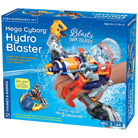 Wearable Hydraulic Water Blaster Kit With 150 Pieces Lets You Build Five Models And Soak Opponents From Up To Twenty Feet