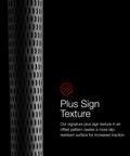 Close-up of Plus Sign textured surface on Tour Velvet 360 Golf Grip Midsize White 1 Pack for Durable Comfort with Non Slip Technology.