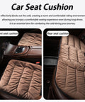Premium Fuzzy Car Seat Cushion Set For Mini John Cooper Works Electric 2025 2026 warm winter front and rear cushions