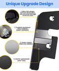 Heavy Duty Sun Visor Repair Kit For Jeep Wrangler JL JLU 2018 2023 And Gladiator JT 2020 2023 Aluminum Alloy Full Size Visor