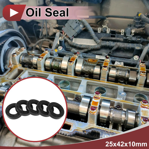 High pressure rotary shaft oil seals 25x42x10mm for automotive use