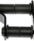 Beefed-Up Rear Leaf Spring Shackle For Nissan Models Durable Steel Construction Powder Coated Direct Replacement Close-Up