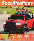 Children driving red toy car with 12V 15Ah LiFePO4 Battery With Built-In BMS, 4000+ deep cycles, waterproof, lightweight 3.5 lb displayed