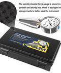 Spindle Drawbar Force Gauge For CNC Mills 0-3000 PSI Tester Tool in foam-lined storage box