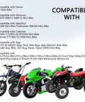 Dope Go Kart And Mini Bike Twist Throttle Cable Kit With Seven Eighths Inch Grips For 22mm Handles, 47 Inch Cable compatibility chart