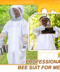 Beekeeping Starter Kit 30 Pcs With Bees Suit Gloves Hive Boxes Storage Bag And Essential Tools For Men