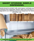 HexaFil Honeycomb Packing Paper For Moving And Shipping Eco Friendly Filler That Provides Cushioned Packing Material For Fragile Items In A Simple Self Dispenser Box Natural 16 Feet By 1800 Feet shown on storage shelf with rolls