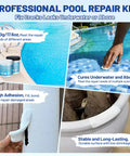 Heavy Duty Two Part Epoxy Pool Putty For Swimming Pool Leaks And Cracks Waterproof Sealant Fast Curing Leak Fix Paste in repair kit.