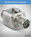 Coaxial Lightning Arrester And Surge Protector With UHF SO239 Female Connectors For RF Ham Radios And Antennas Outdoor Rated