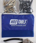 3/16 And 5/32 Cleco Fastener Set With Cleco Pliers And Mesh Carry Bag USA Made Built For Auto Body Repair Pros Brass Black Finish