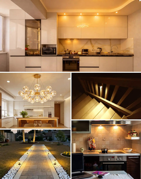 Budget-Friendly 12V LED Bulbs Pack, 10-Pack, 2700K Warm White, 3.5W Each for kitchen, chandelier, staircase, and garden lighting