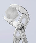 Cobra Water Pump Pliers Chrome With One Handed Adjustment And Guard 27 Position Fine Adjustment Hardened Teeth gripping hex nut
