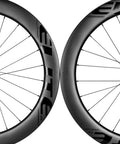 65mm Carbon Wheelset With Ceramic Bearings For Road Disc Brakes Ultralight Performance Aero Wheels Under 1.4kg, side profile view.