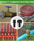 2 Set Type C And E 1 Inch Camlock Fittings Kit Polypropylene Cam And Groove Hose Fittings in industrial use examples