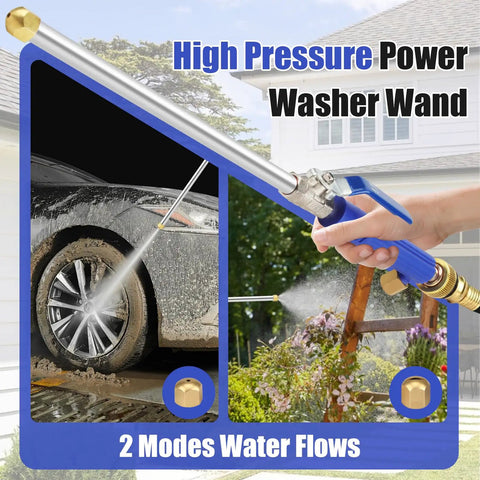 Heavy Duty High Pressure Washer Wand Pro Grade With Hydro Jet Nozzle for car and garden cleaning, dual spray modes