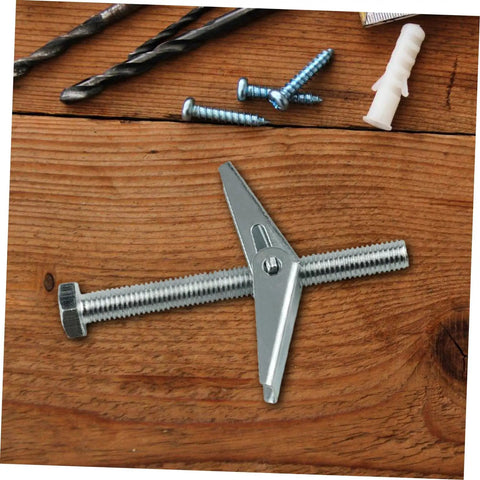 Heavy Duty Toggle Bolts Drywall Anchors 12 Pack Galvanized Wall Fixings Legit Bombproof Grip For Shelves Cabinets TV Mounts Garage Storage And Home Gear