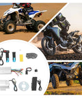 Beefy 1000W 36V Brushless DC Motor Kit with dirt bike and scooter, sprocket, controller, foot pedal throttle, T8F chain