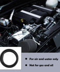 Durable Silicone Vacuum Hose For Automotive Use, Nine Point Eight Four Feet Long, Inner Diameter Five Thirty Two Inch, Outer Diameter Three Eighth Inch, Heavy Duty Universal Vacuum Lines For Car Truck And SUV, Easy Fit For Air And Water Transfer installed in engine bay.