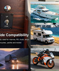 Momentary Toggle Switch 12V 30A SPDT 3 Pin On Off On Waterproof Marine Panel Mount With Cable Cap on boat and RV panel