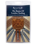 Level Up Your Leather Crafting Game With This Sweet Beginner Tooling Kit Featuring A Sharp Swivel Knife Six Essential Stamps Veg Tan Patterns And A Nifty Instructional Booklet For Dope Custom Designs. Image shows a leather tooling instructional booklet with chrome tools.