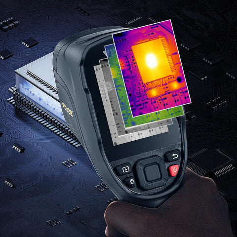 Thermal Imaging Camera With 240x180 IR Resolution And 20Hz Refresh Rate Minus 4F To 662F Temperature Range in use