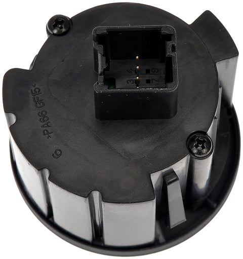 4WD Control Switch Replacement For Ford Vehicles, Direct Fit 4x4 Switch, rear connector view in black plastic