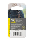 SBiner Stainless Steel Dual Carabiner Clip Set packaging with carabiner attached to jeans, ideal for camping and hiking gear.