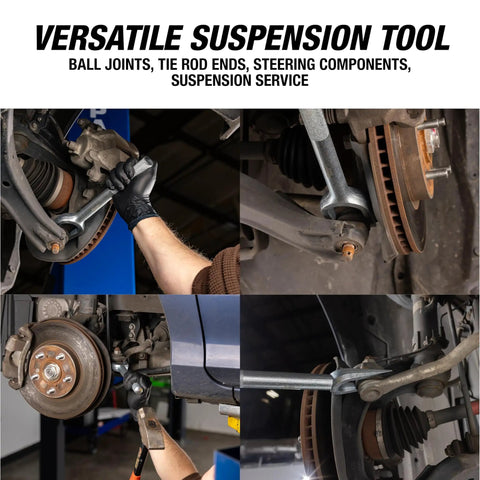Heavy Duty Pickle Fork Tie Rod Removal Tool Drop Forged Heat Treated Steel Built Rock Hard For Steering And Suspension Fixes Precision Tapered Jaws 21/32 Inch Opening Solid Wrench Gear For Backyard Crew Hustle