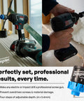 Adjustable Drywall Bit And Screw Gun Attachment Turns Any Drill Into A Drywall Screw Gun Or Deck Screwdriver With Magnetic Holder.