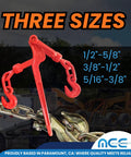 Heavy Duty Lever Snap Binders For Flatbed Trailers One Half To Five Eighths Inch Grade Seventy Transport Chains