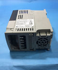 Workhorse PowerFlex 4 AC Drive 480V 3Phase 2.3A 0.75kW 1HP IP20 Industrial Variable Frequency Drive Controller For Motors And Equipment With DIN Rail Mount Easy Setup BuiltIn Protections, gray enclosure front view