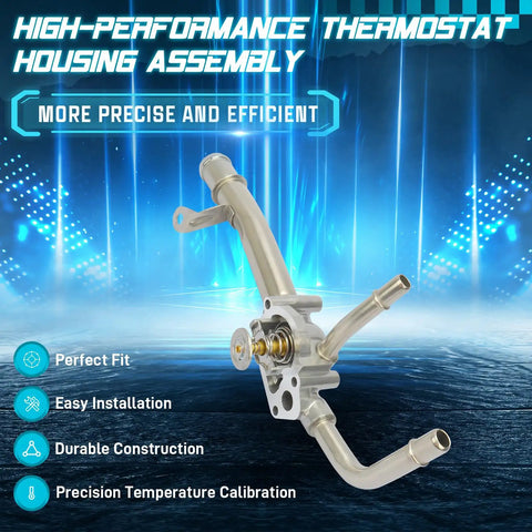 Top Tier Engine Coolant Thermostat Housing Assembly Fits Buick Enclave Chevy Traverse And Gmc Acadia with durable construction and precise design.