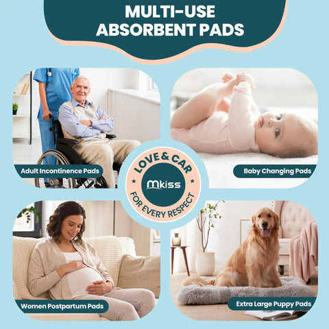 Premium Heavy Duty Extra Large Disposable Bed Pads With Super Grippy Adhesive Strips 40 By 36 Inches Ultra Absorbent Adult Incontinence Underpads Total Mattress Armor 25 Count displayed in multi-use pad categories