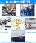 All In One 36 Pcs Electrical Quick Splice Wire Terminals Kit With Piggyback Spade Connectors demonstrated in automotive and appliances