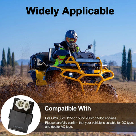6 Pin DC CDI Box For 150CC 200CC 250CC GY6 Scooters Mopeds Go Karts Dune Buggy Replacement Part Fits Roketa Taotao Jonway