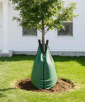 20 Gallon Tree Watering Bag 3 Pack With Easy Setup And Slow Release Over 1 To 5 Days Deep Root Auto Drip Irrigation For Multi Trunk Newly Planted Trees And Shrubs In Any Yard around a tree in a yard