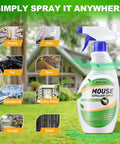 Minty Fresh Peppermint Oil Rodent Spray For Indoor And Outdoor Use Deters Mice Rats Squirrels And Other Pests 16 Oz bottle