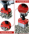 Heavy Duty 180 Lb On Off Magnetic Welding Square Base for Lifting and Handling Built to Last for Fixture Welding Kits
