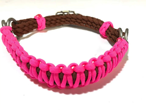 Hot Pink Side Pull Hackamore Attachment for Your Bridle, Bitless Bridle Conversion, fits on your own bridle