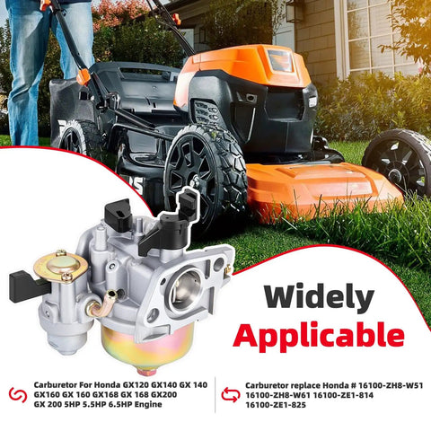 Carburetor And Air Filter Tune Up Kit For Honda GX Series Engines GX120 GX140 GX160 GX168 GX200 with lawn mower