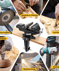 Beefy Heavy Duty 2-In-1 Bench Vise with 3.3 Inch Jaw Width 360 Degree Swivel Base Non Slip Jaws for Metalworking and Wood Craft