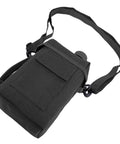 2L Water Bottle Waist Pack With Leakproof PVC Hydration Bag, adjustable strap, black color, for hiking, running, cycling outdoors.