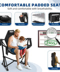 Ultra Comfy Portable Hammock Camping Chair with adjustable backrest, padded armrests and headrest, cup holder, side pocket