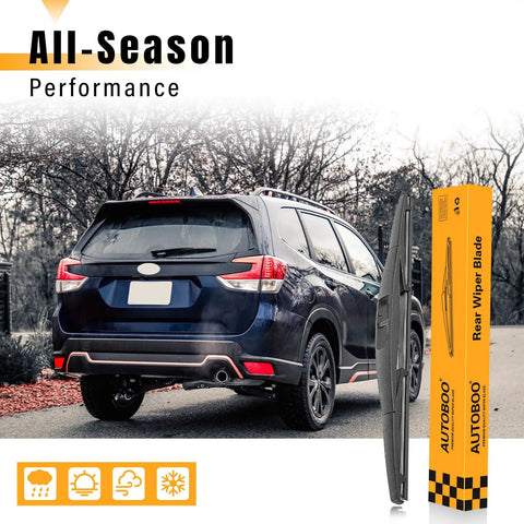 Subaru SUV with Subaru 14 Inch Rear Wiper Blade Replacement For Forester Outback Impreza Tribeca Ascent and Honda CRV Fit