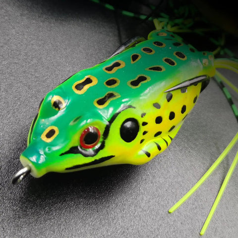 5 Pack Frog Lure Topwater Fishing Crankbaits ✓