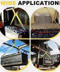 Beefy Heavy Duty Forklift Battery Lifting Sling For Industrial Lifts demonstrating battery handling in various settings