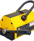 Heavy Duty Rare Earth Lift Magnet With 2500 Lbs Capacity for smooth steel handling, showing durable design and handle.